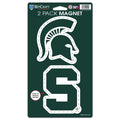 Michigan State University Spartans 2 Pack Magnets - 5" x 9"
