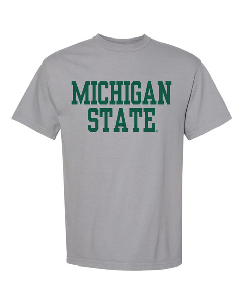 Michigan State University Comfort Colors Garment Dyed Heavyweight Short Sleeve Tee