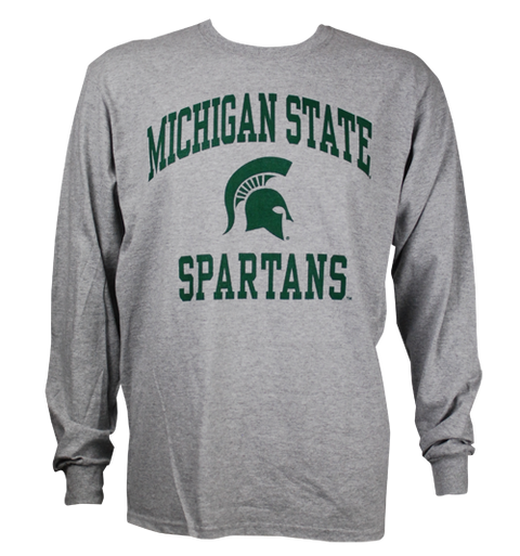 MICHIGAN STATE SPARTANS GREY LONGSLEEVE