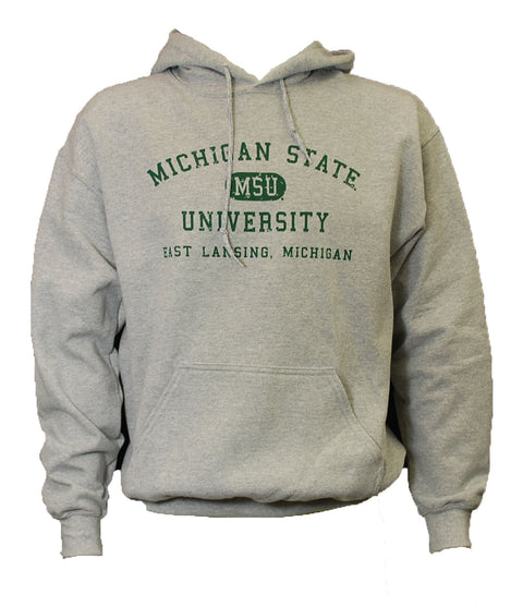 MICHIGAN STATE UNIVERSITY GREY HOODIE