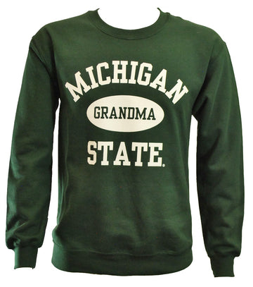 Michigan State University Spartans Family Crewnecks: Mom, Dad, Grandma, Grandpa