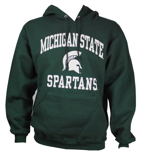 Michigan State University Spartans Spartan Helmet Design Heavy Weight ...