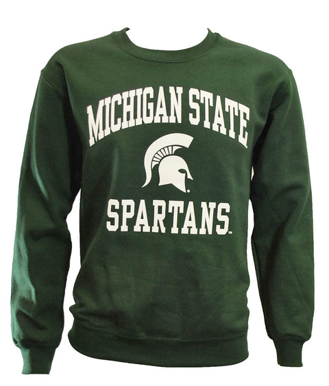 MICHIGAN STATE SPARTANS FOREST GREEN CREWNECK SWEATSHIRT