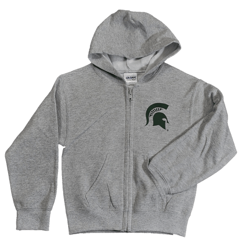 Michigan State University Spartans Youth Full-Zip Hooded Sweatshirt