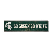 Michigan State University Spartans Wooden Magnet 1.5" x 6"