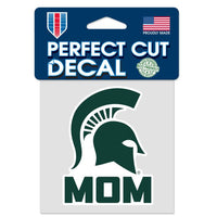 Michigan State Spartans MOM Perfect Cut Decal 4" x 4"
