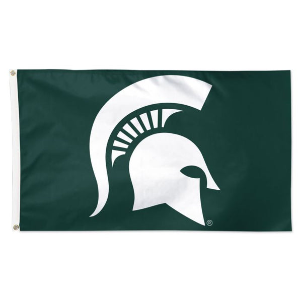 Michigan State University Spartans Sparty Head Spartan Helmet 3' x 5' Team Flag