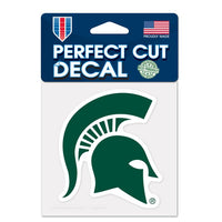 Michigan State Spartans Perfect Cut Color Decal 4" x 4"