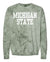 Michigan State University Spartans Comfort Colors Color Blast Crewneck Sweatshirt