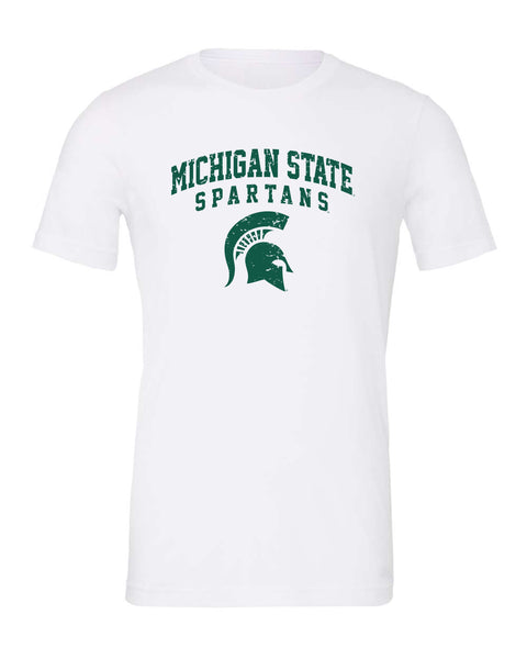 Michigan State University Spartans Bella+Canvas Ring-Spung Lightweight Ultra-Soft T-Shirt