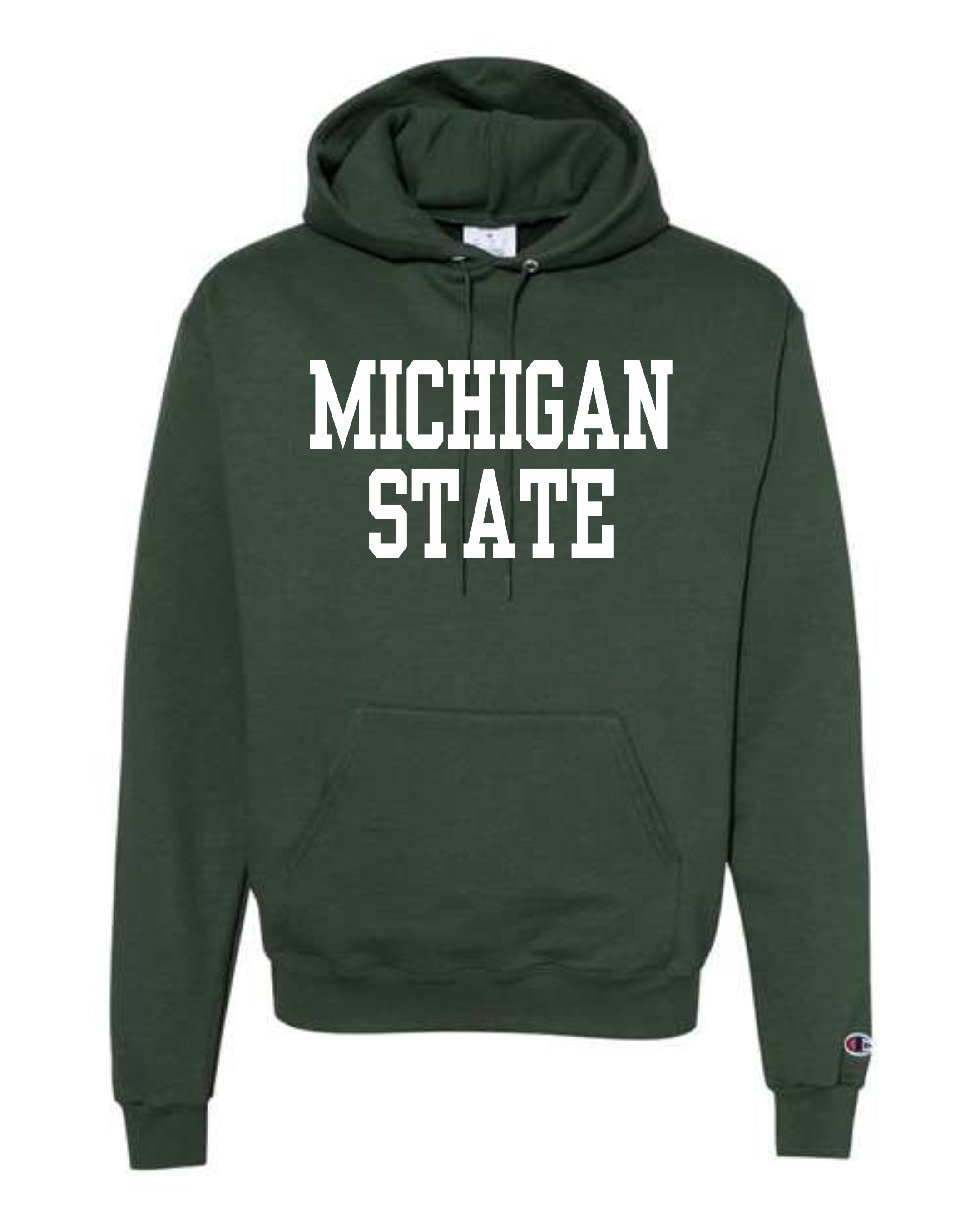 Michigan State University Spartans Block Design Heavy Weight