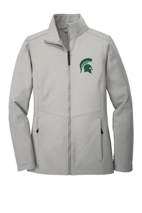 Michigan State University Embroidered Ladies Soft Shell Jacket