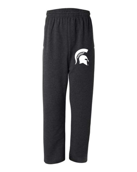 Michigan State University Spartans Sweatpants (Open Bottom)