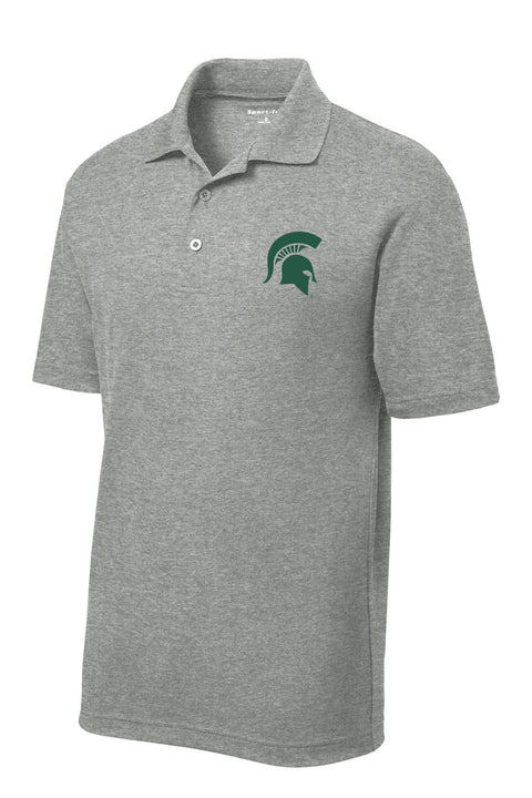 Michigan State University Spartans RacerMesh Embroidered Polo on