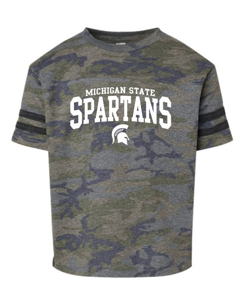 Michigan State University Spartans Toddler Football Fine Jersey Tee