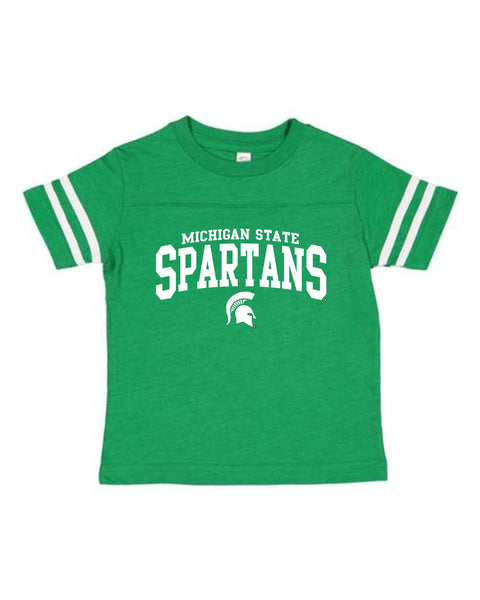 Michigan State University Spartans Toddler Football Fine Jersey Tee