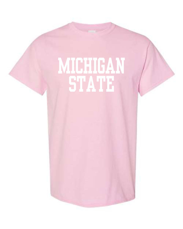 Michigan State University Spartans Block Design Youth T-Shirt
