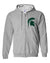 Michigan State University Spartans Full Zipper Hooded Sweatshirt