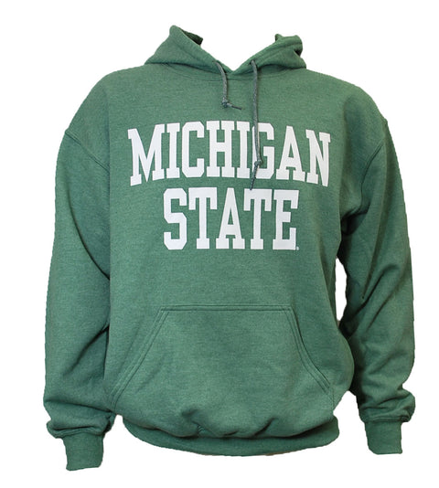 MICHIGAN STATE HOODIE HEATHER GREEN