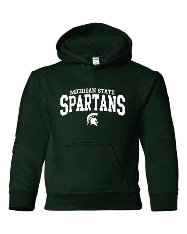 Michigan State University Spartans Design Youth Hooded Sweatshirt