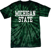 MICHIGAN STATE GREEN TIE DYE T-SHIRT