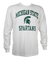 MICHIGAN STATE SPARTANS WHITE LONGSLEEVE