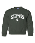Michigan State University Spartans Design Youth Crewneck Sweatshirt
