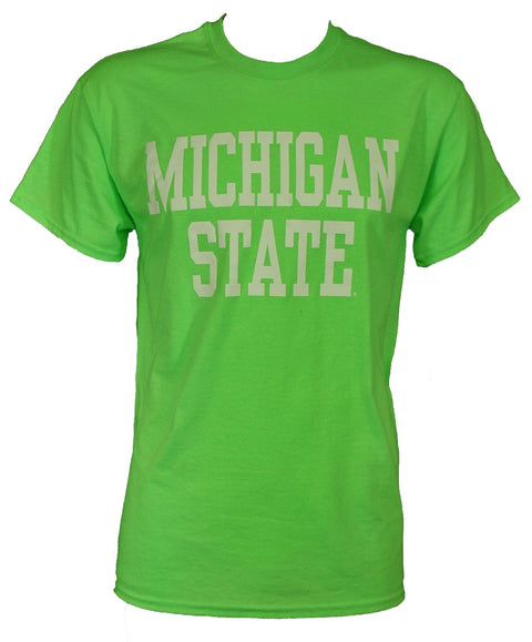 Michigan State University Spartans Block Design T-Shirt (Assorted Colors)