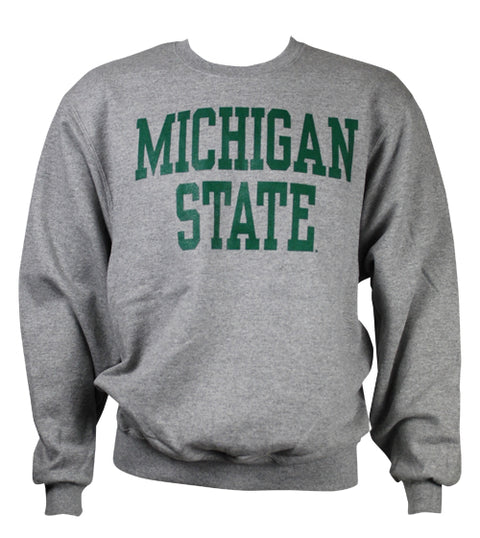 MICHIGAN STATE GREY CREWNECK SWEATSHIRT