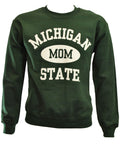 MICHIGAN STATE FOREST GREEN MOM CREWNECK