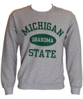 MICHIGAN STATE GREY GRANDMA CREWNECK