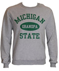 MICHIGAN STATE GREY GRANDPA CREWNECK