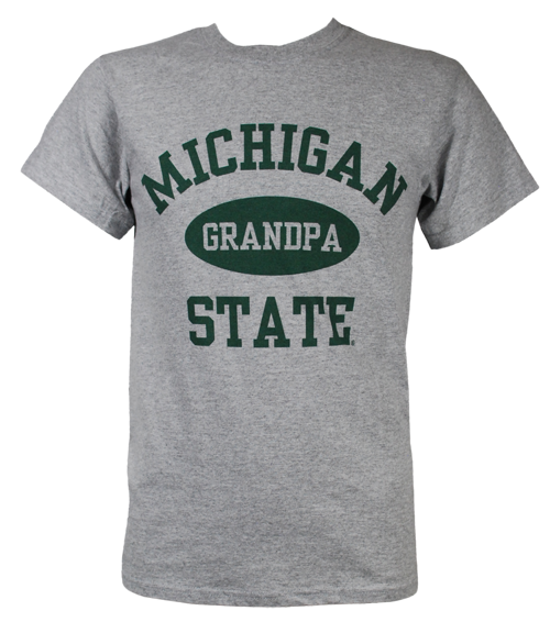 Michigan State University Spartans Family T-Shirts: Mom, Dad, Grandma, Grandpa