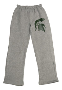 Michigan State University Spartans Youth Open-Bottom Sweatpants