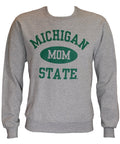 MICHIGAN STATE GREY MOM CREWNECK