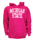 MICHIGAN STATE HOODIE NEON PINK