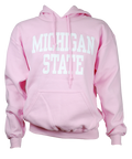 MICHIGAN STATE HOODIE LIGHT PINK