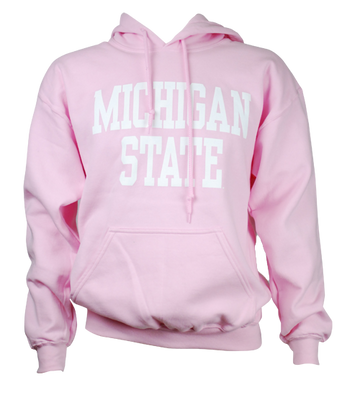 Michigan State University Spartans Block Design Hooded Sweatshirt (Assorted Colors)