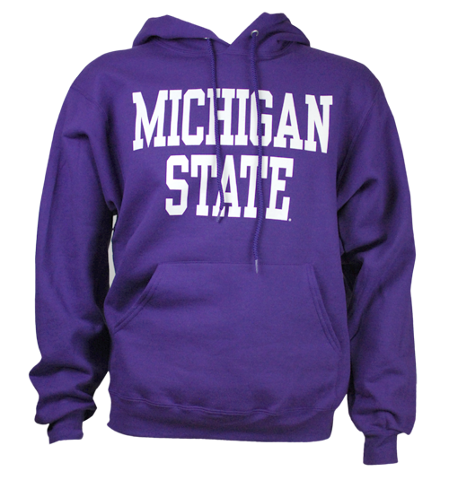 MICHIGAN STATE HOODIE PURPLE