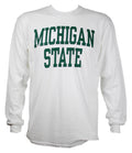 Michigan State University Spartans Block Design Long Sleeve T-Shirt